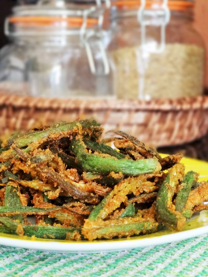 Recipe:Kurkuri Bhindi/Crispy Okra