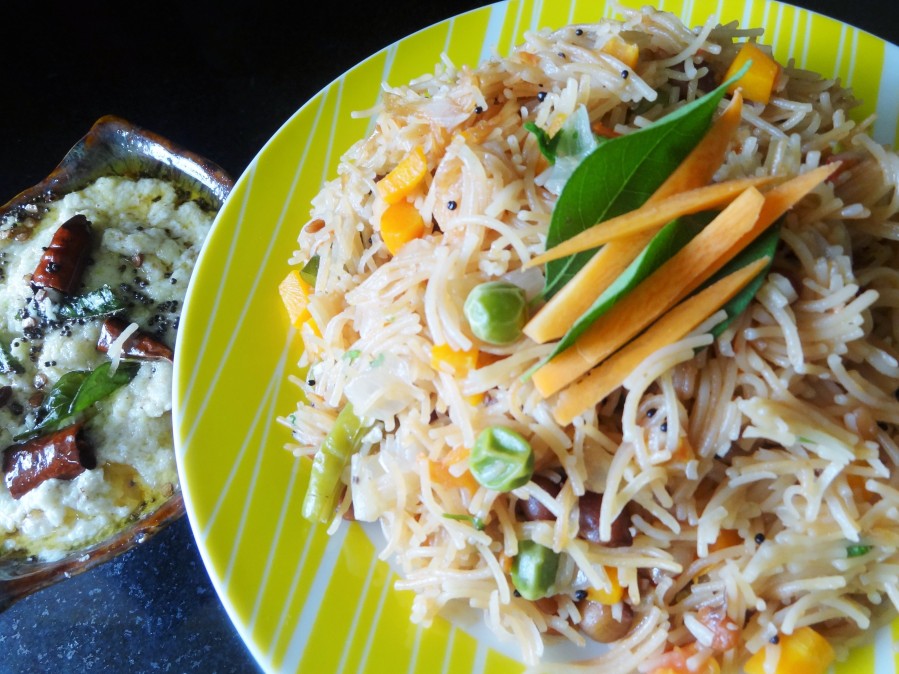 Recipe:Vegetable Vermicelli Upma | Semiya Upma | Kids Lunch Box Recipe