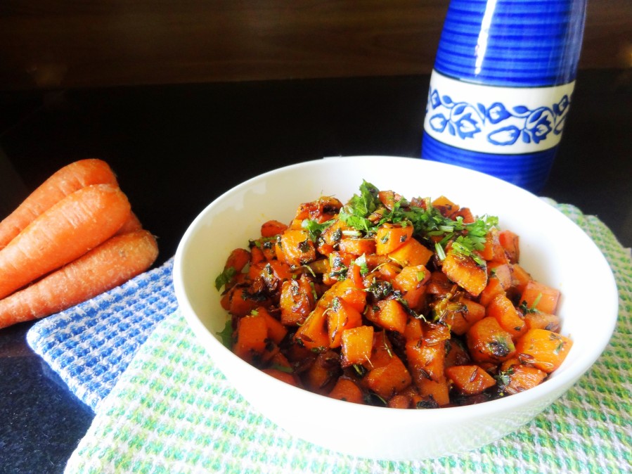 Recipe: Simple Carrot Fry (with dried fenugreek leaves)| Gajar Kasuri Methi Ki Sabji